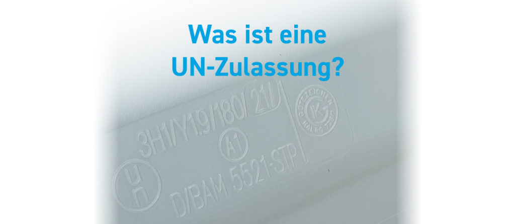 Kanister mit UN-Zulassung.