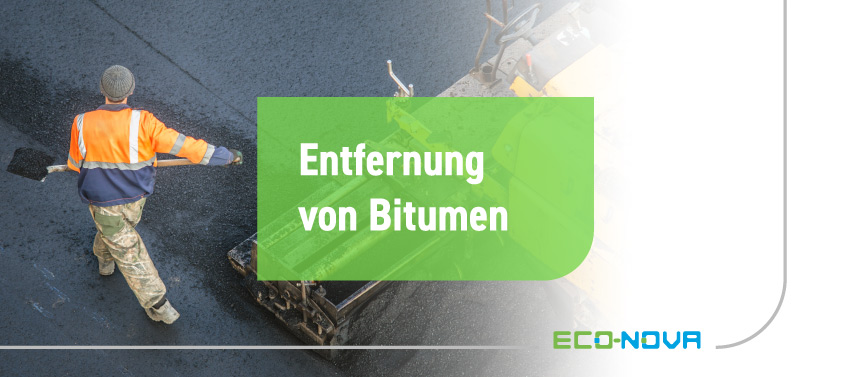 Blogtitel, Entfernung von Bitumen
