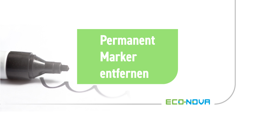 Permanentmarker auf weißem Untergrund